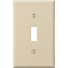 Amerelle PRO 1-Gang Stamped Steel Toggle Switch Wall Plate, Ivory Wrinkle Image 1