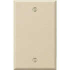 Amerelle 1-Gang Standard Stamped Steel Blank Wall Plate, Ivory Wrinkle Image 1