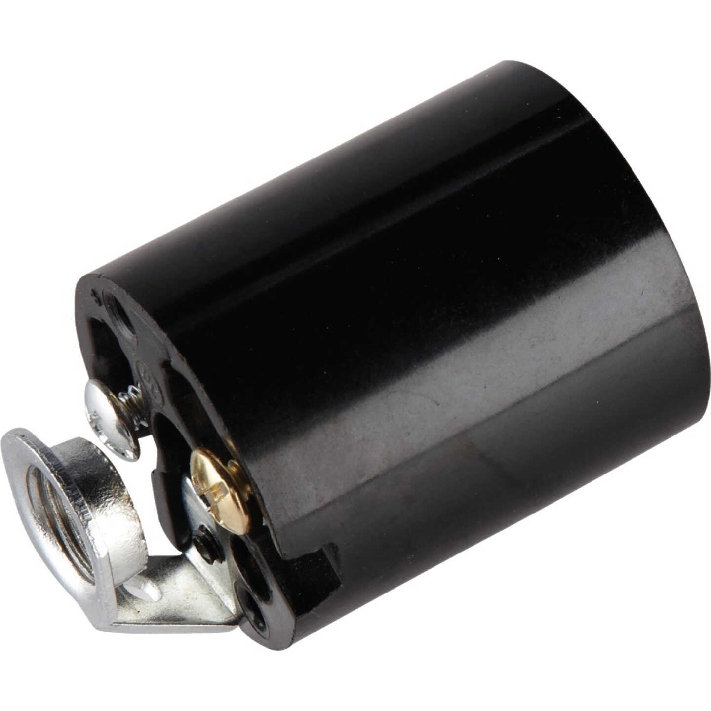 Leviton Keyless Medium Base Black Lamp Socket Image 2