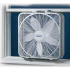 Lasko 20 In. 3-Speed White Weather-Shield Performance Box Fan Image 2