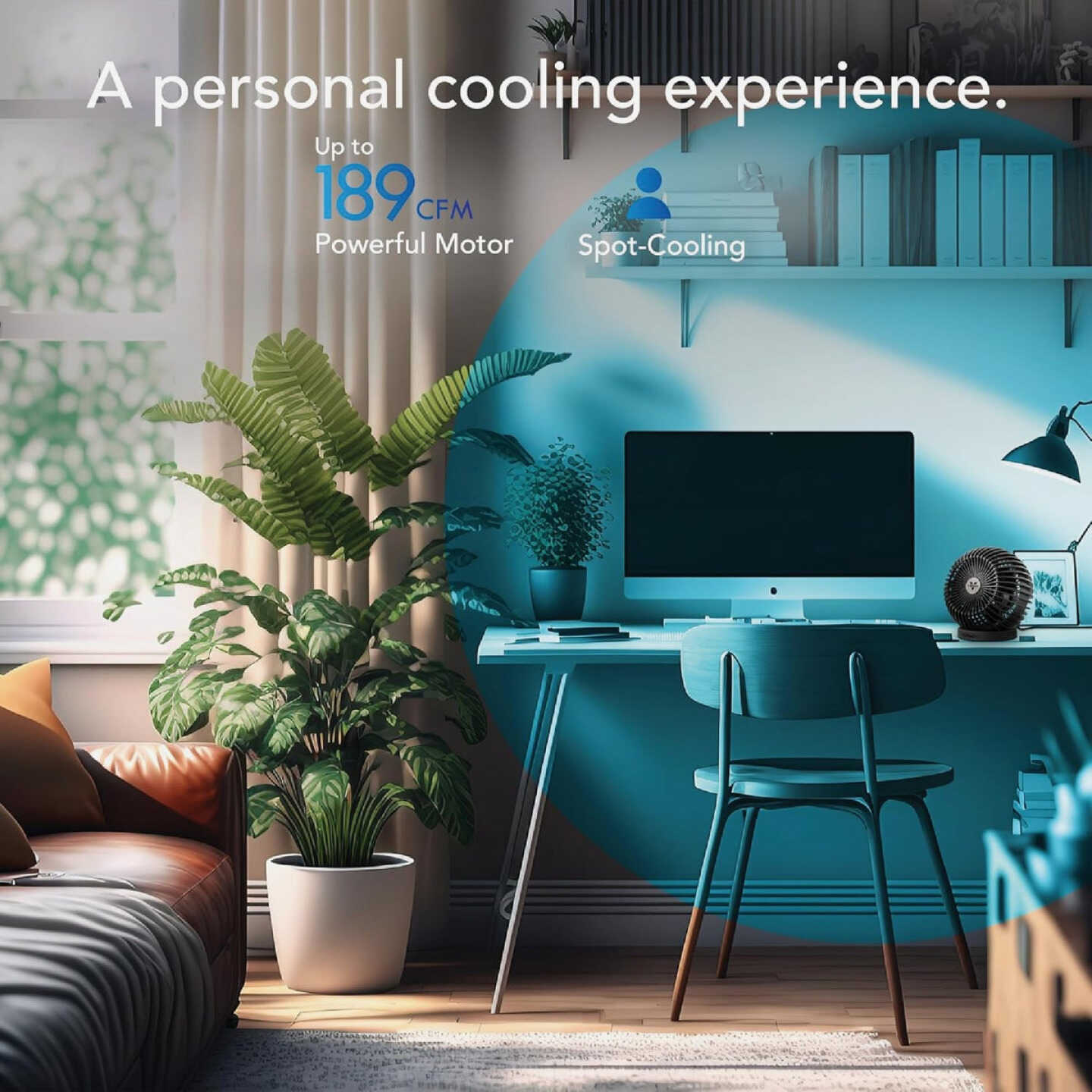 Vornado SPHERE 6 In. Personal Desktop Air Circulator Image 5