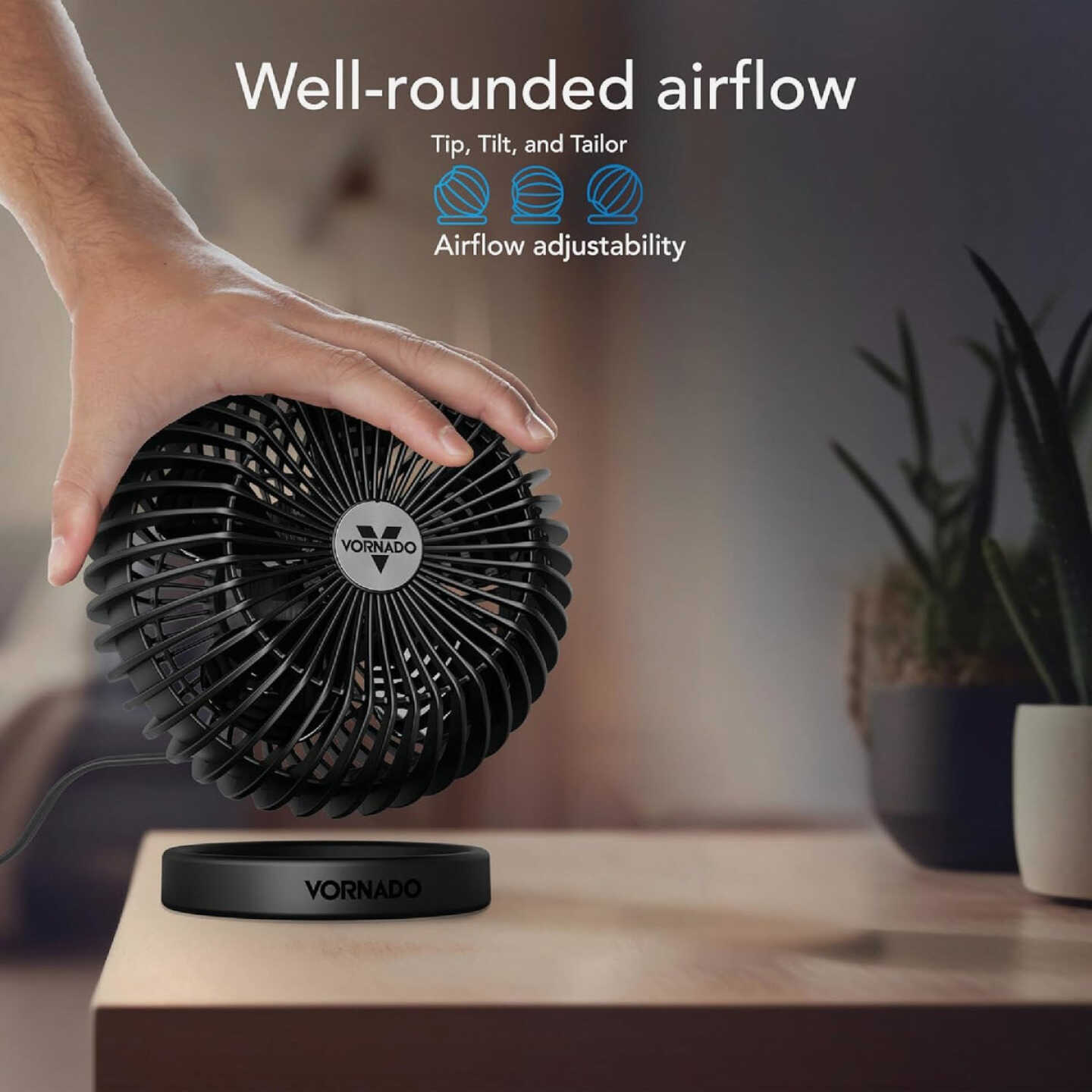 Vornado SPHERE 6 In. Personal Desktop Air Circulator Image 6