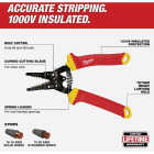 Milwaukee 8 In. 1000V Insulated Wire Stripper & Cutter Image 2