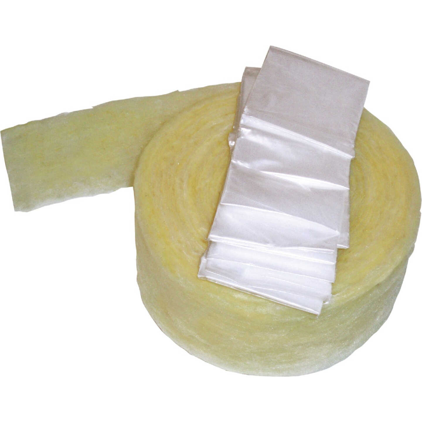 Frost King 1/2 In. x 3 In. x 25 Ft. Fiberglass Pipe Insulation Wrap Image 1