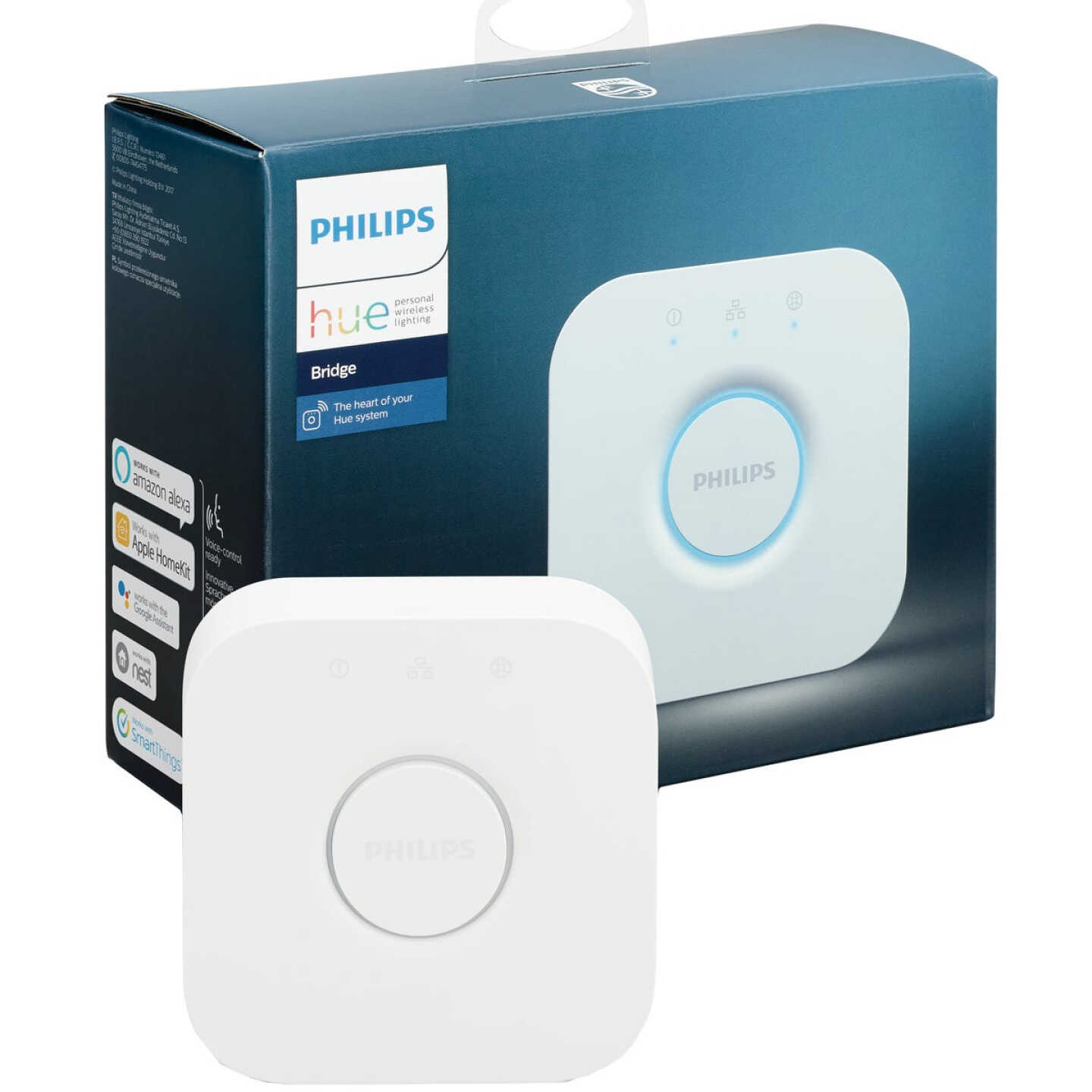 Philips Hue Plug-In Smart Bridge, White Image 1