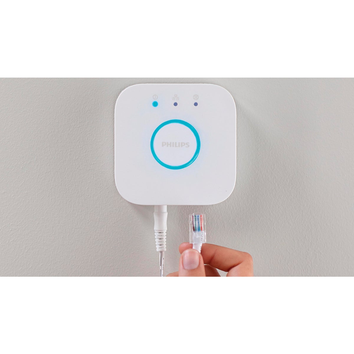 Philips Hue Plug-In Smart Bridge, White Image 2