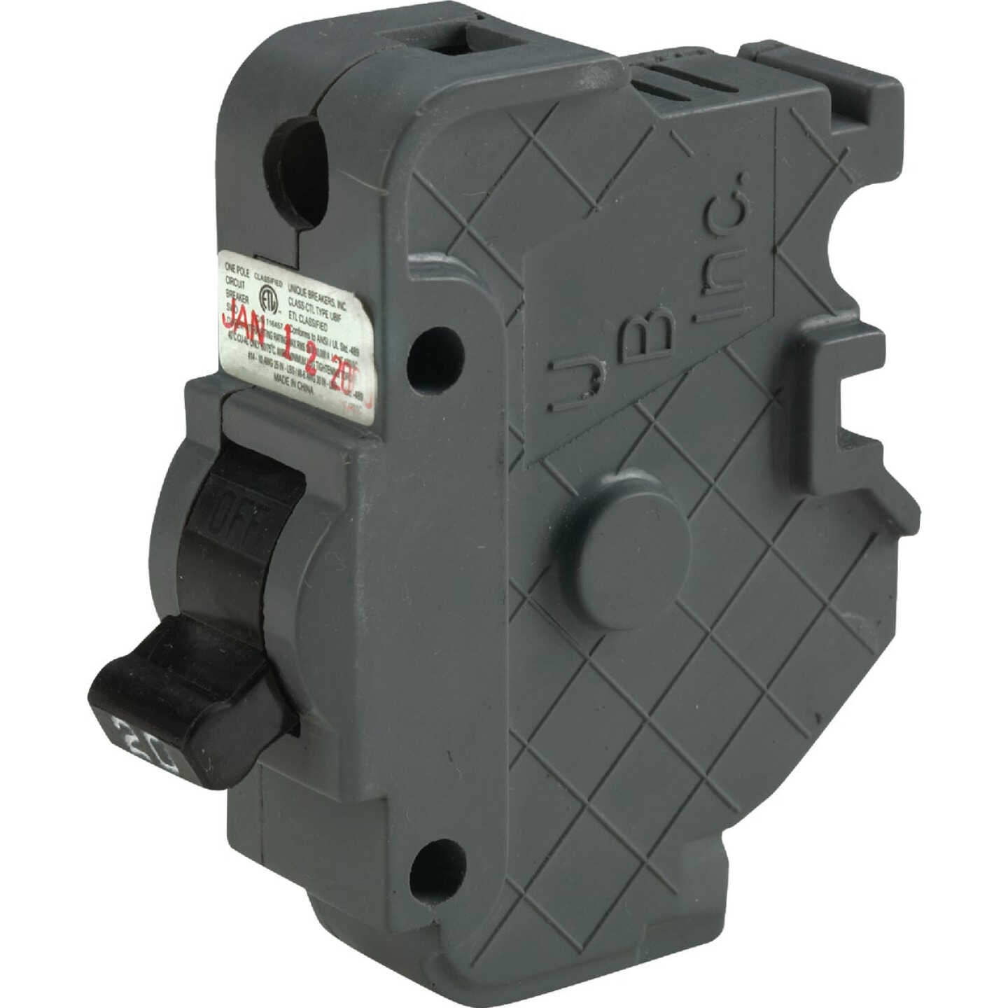 Connecticut Electric 20A Single-Pole Standard Trip Packaged Replacement Circuit Breaker For Federal Pacific Image 1