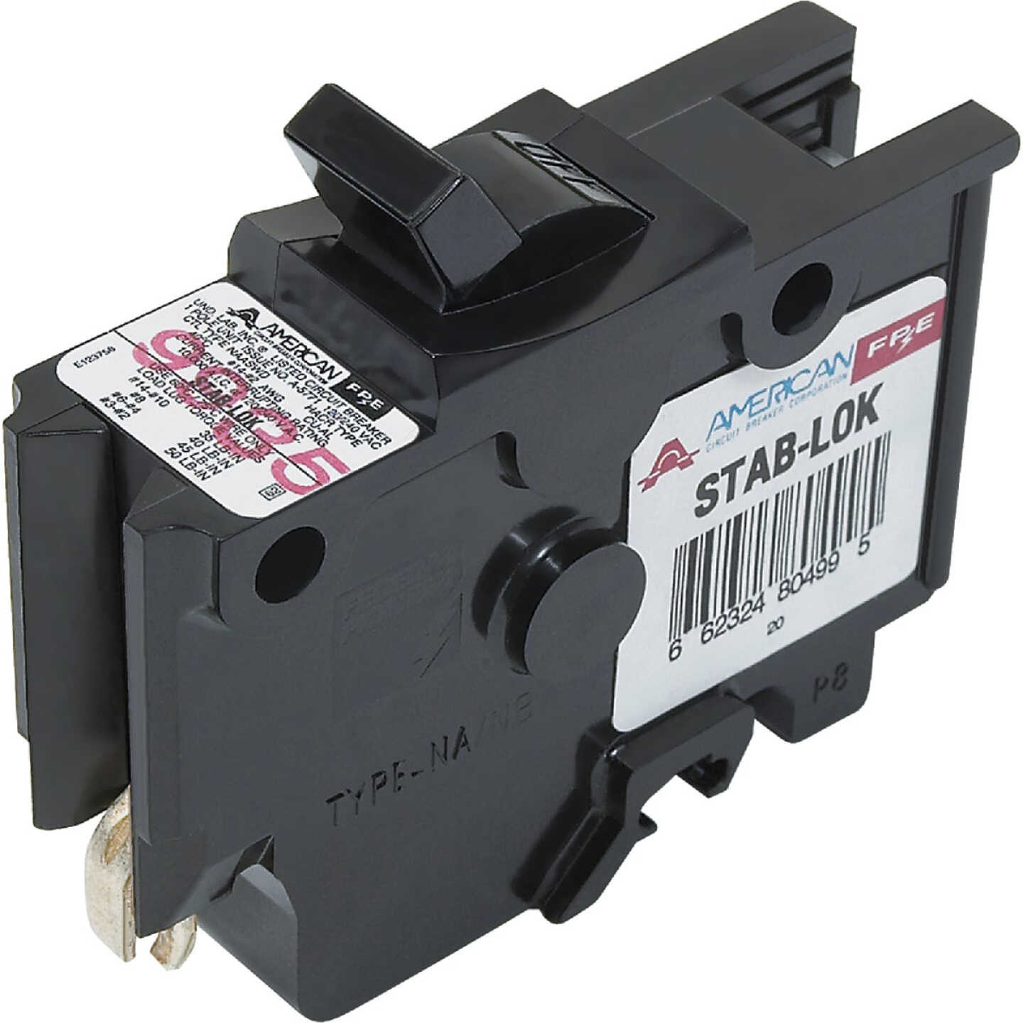 Connecticut Electric 30A Single-Pole Standard Trip Packaged Replacement Circuit Breaker For Federal Pacific Image 1