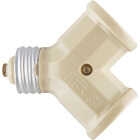 Leviton Ivory 125V Twin Socket Adapter Image 3