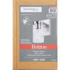 Canarm Britton 1-Light Brushed Nickel Vanity Bath Light Fixture, Clear Glass Image 3