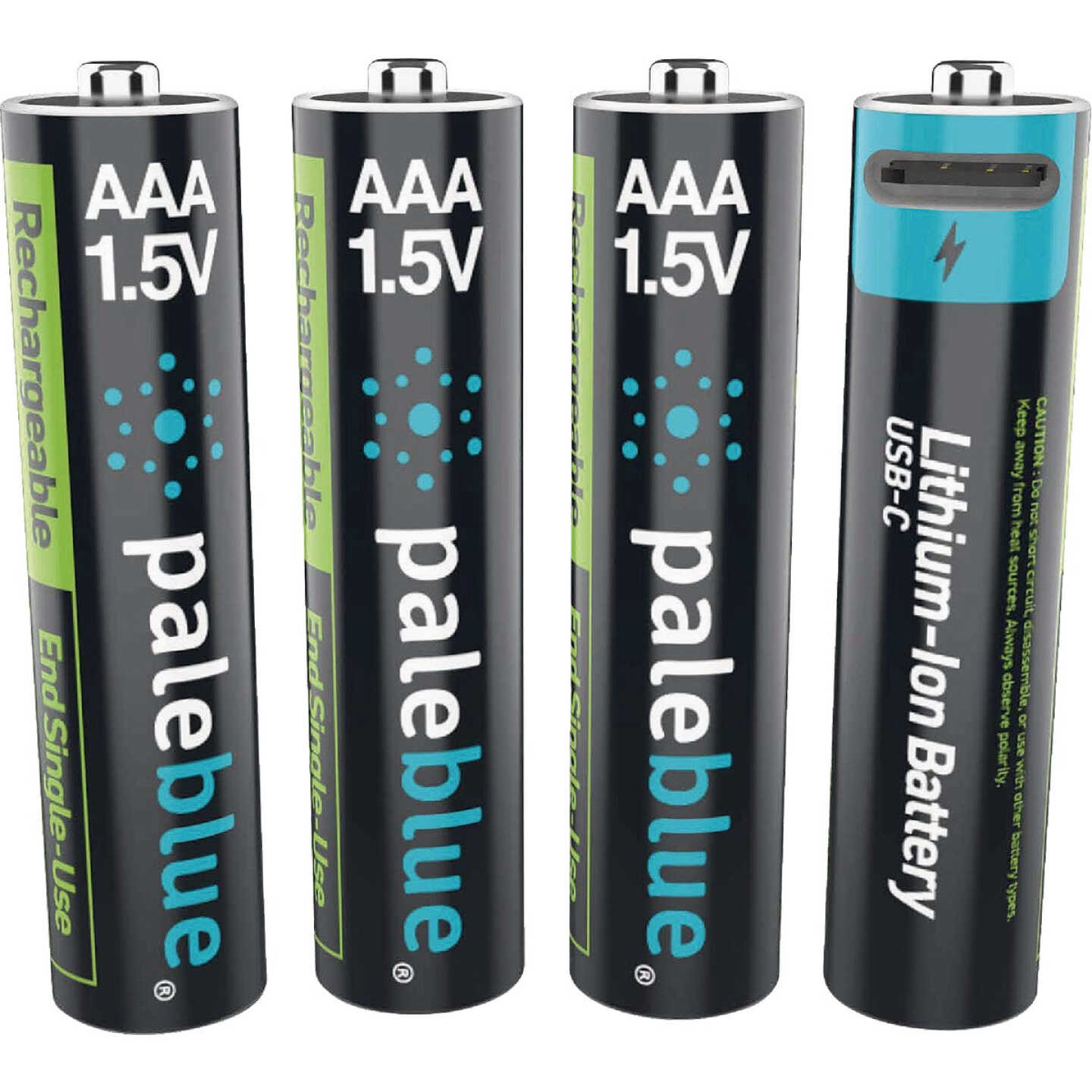 Paleblue AAA Lithium-Ion Rechargeable Battery (4-Pack) Image 3