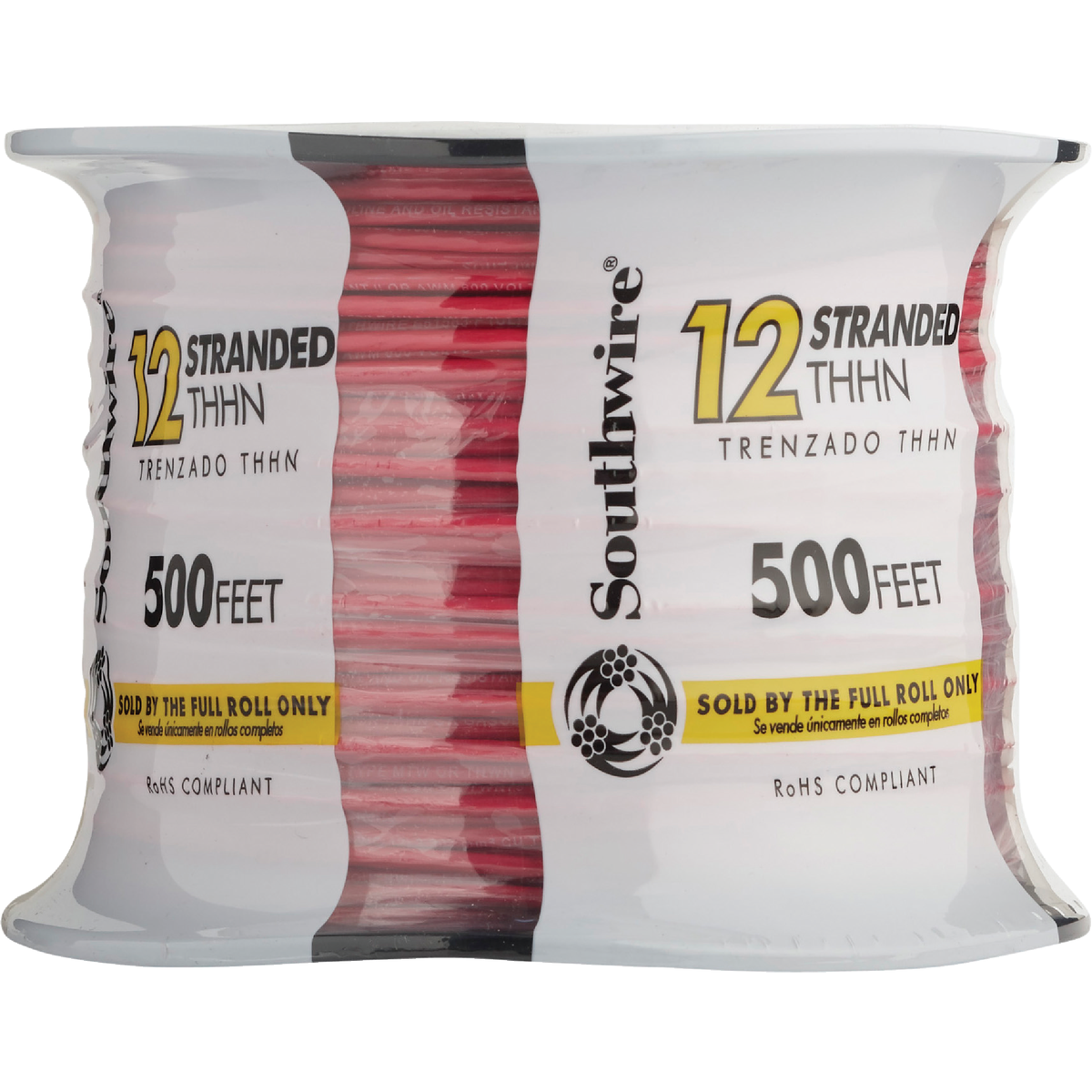 Southwire 500 Ft. 12 AWG Stranded Red THHN Electrical Wire Image 2
