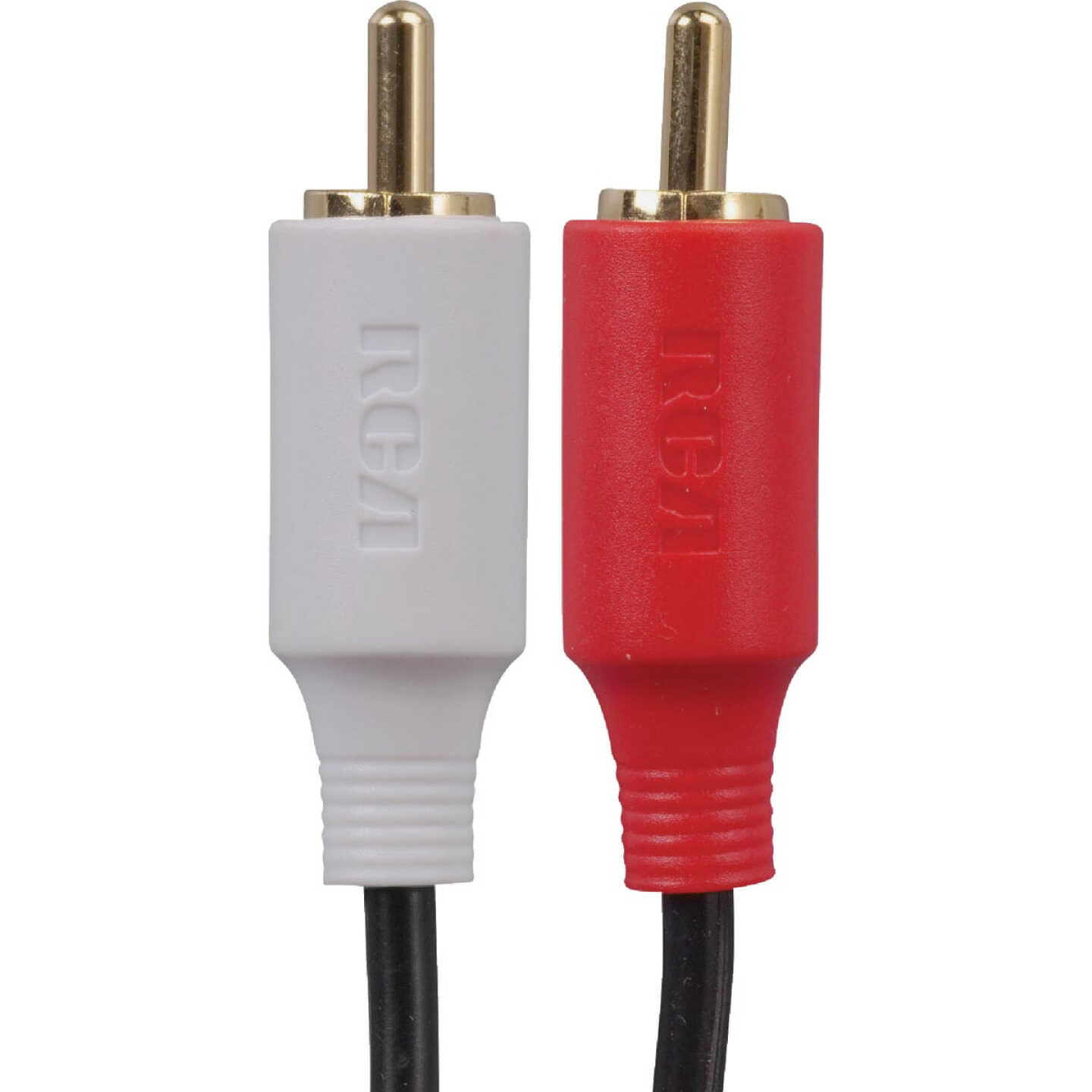 RCA 6 Ft. Black Stereo Audio Cable Image 2