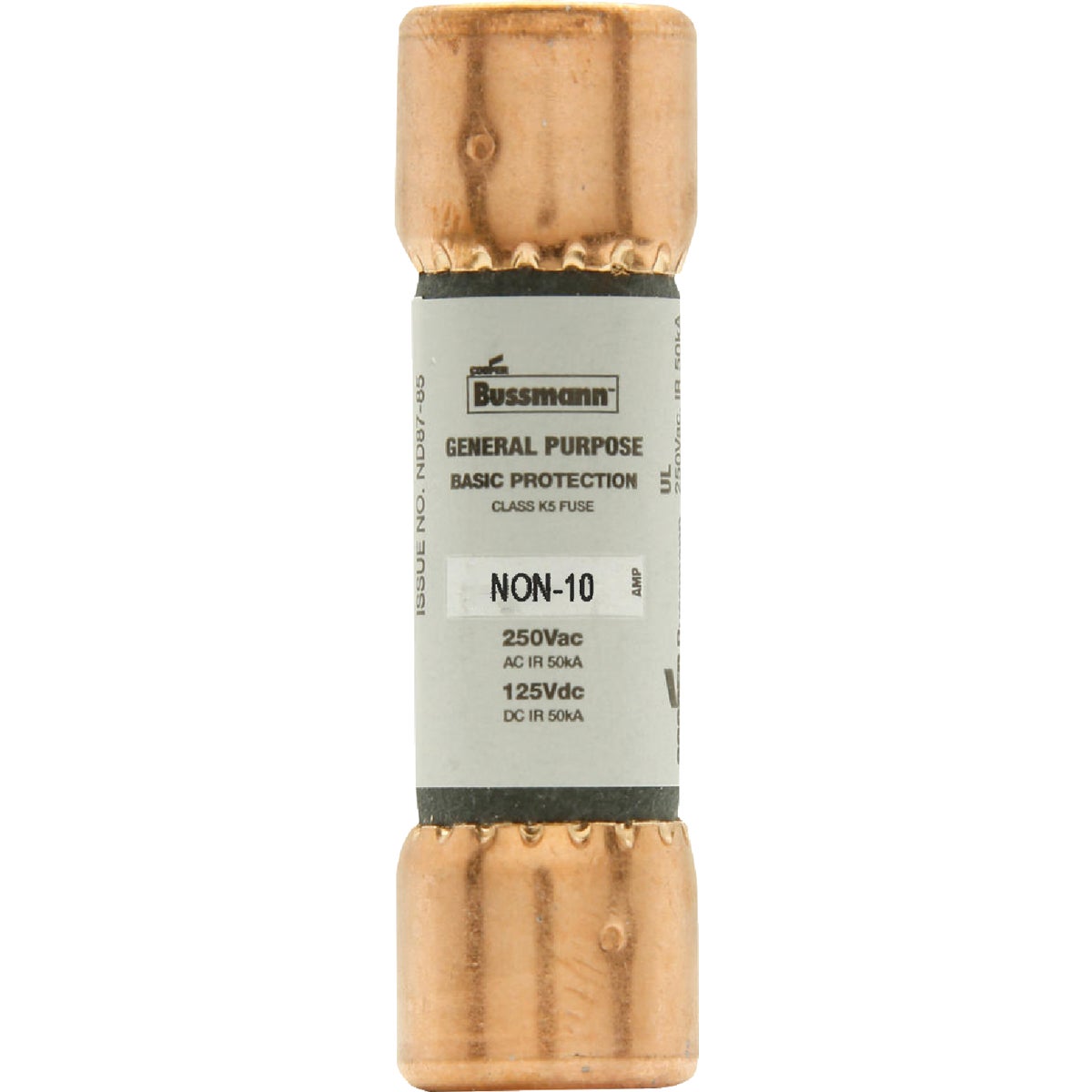 Bussmann 10A NON Cartridge General Purpose Cartridge Fuse