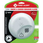 First Alert SMICO100-AC 2-In-1 Interconnect Hardwire Electrochemical/Ionization Smoke & Carbon Monoxide Alarm Image 1