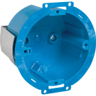 Carlon SuperBlue 10 Lb. Rating Old Work Thermoplastic Molded Ceiling Box Image 1