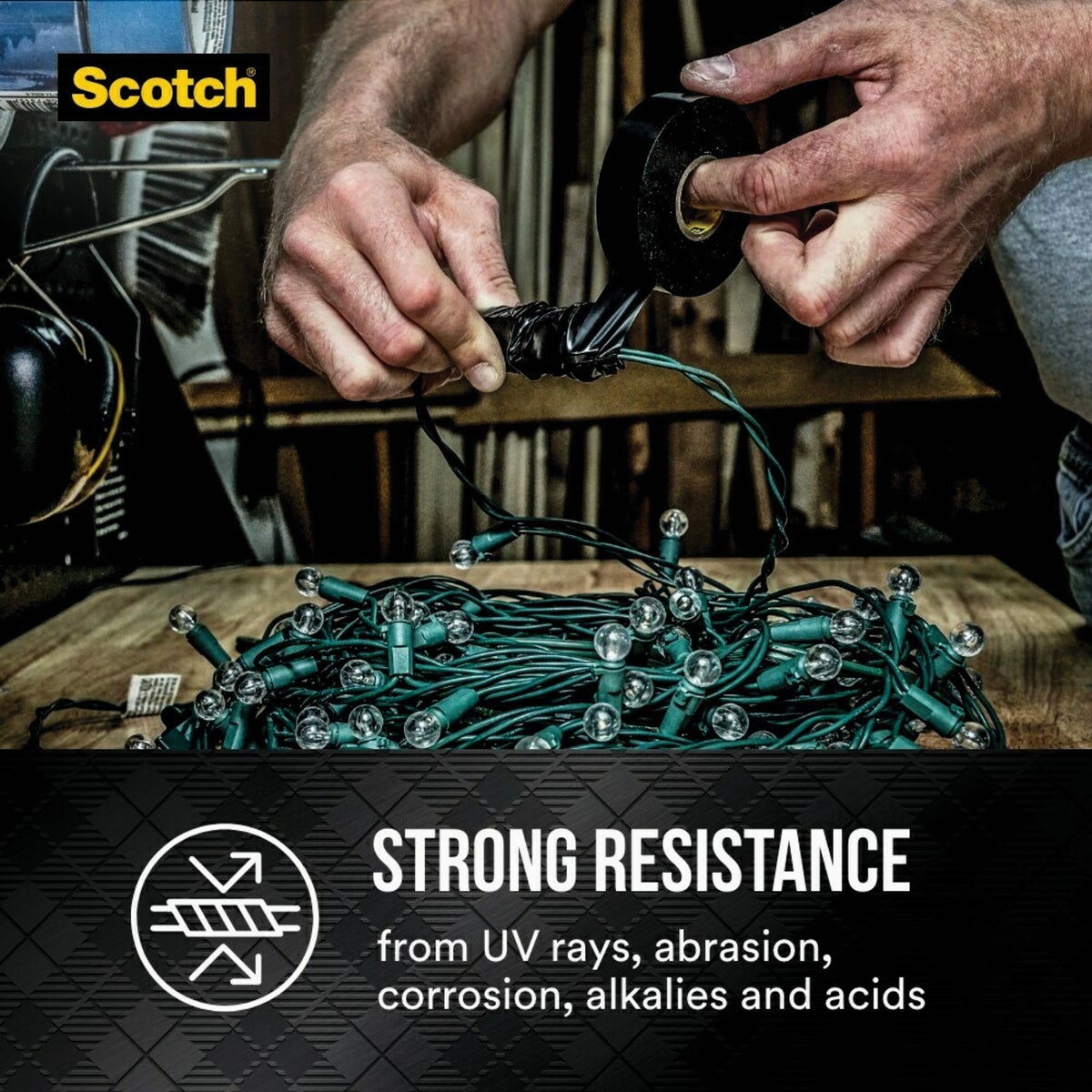 Scotch Super 33+ 3/4 In. x 12.5 Yd. Vinyl Electrical Tape with Dispenser Image 6