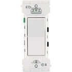 Leviton Decora Edge Residential Grade 15A Rocker Single Pole Switch, White Image 1