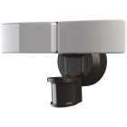 Bronze Motion Sensing Twin Swivel Head LED Floodlight Fixture Image 1