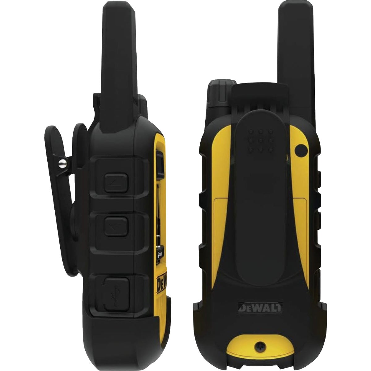 DEWALT 22-Channel 1W Heavy-Duty Jobsite FRS Walkie Talkie Image 4