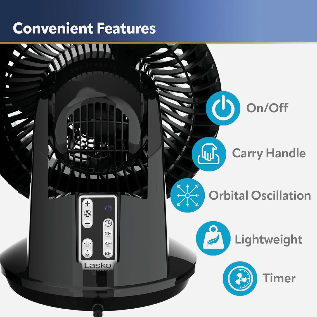 Lasko 7 In. Orbital Fan Image 6