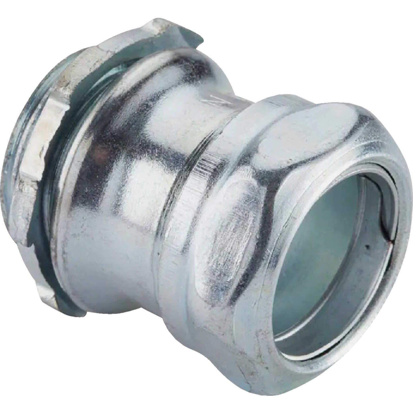Halex 1 In. EMT Steel Compression Connector Image 1