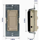 Leviton SureSlide LED/CFL Ivory Slide Dimmer Image 3