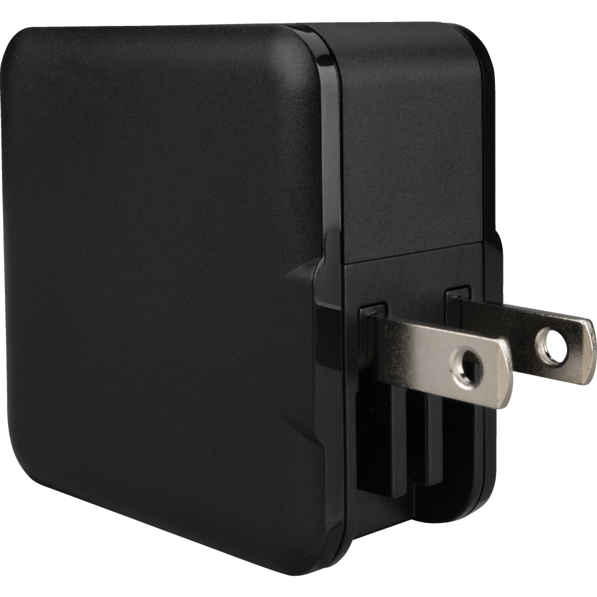Blue Jet AC Outlet Black Fast Charge 45W Wall USB-C Charger with Power Delivery (PD) & QC Image 3