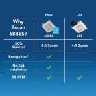 Broan Economy 50 CFM 2.0 Sones 120V Bath Exhaust Fan Image 6