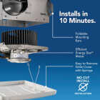 Broan Economy 50 CFM 2.0 Sones 120V Bath Exhaust Fan Image 5