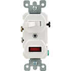 Leviton Heavy-Duty White 15A Switch & Pilot Light Image 1