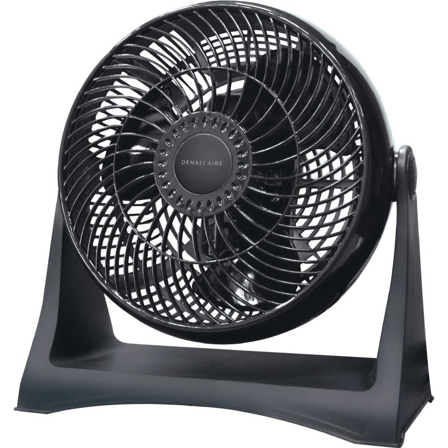 Denali Aire 8 In. 3-Speed Black High Velocity Turbo Fan Image 1