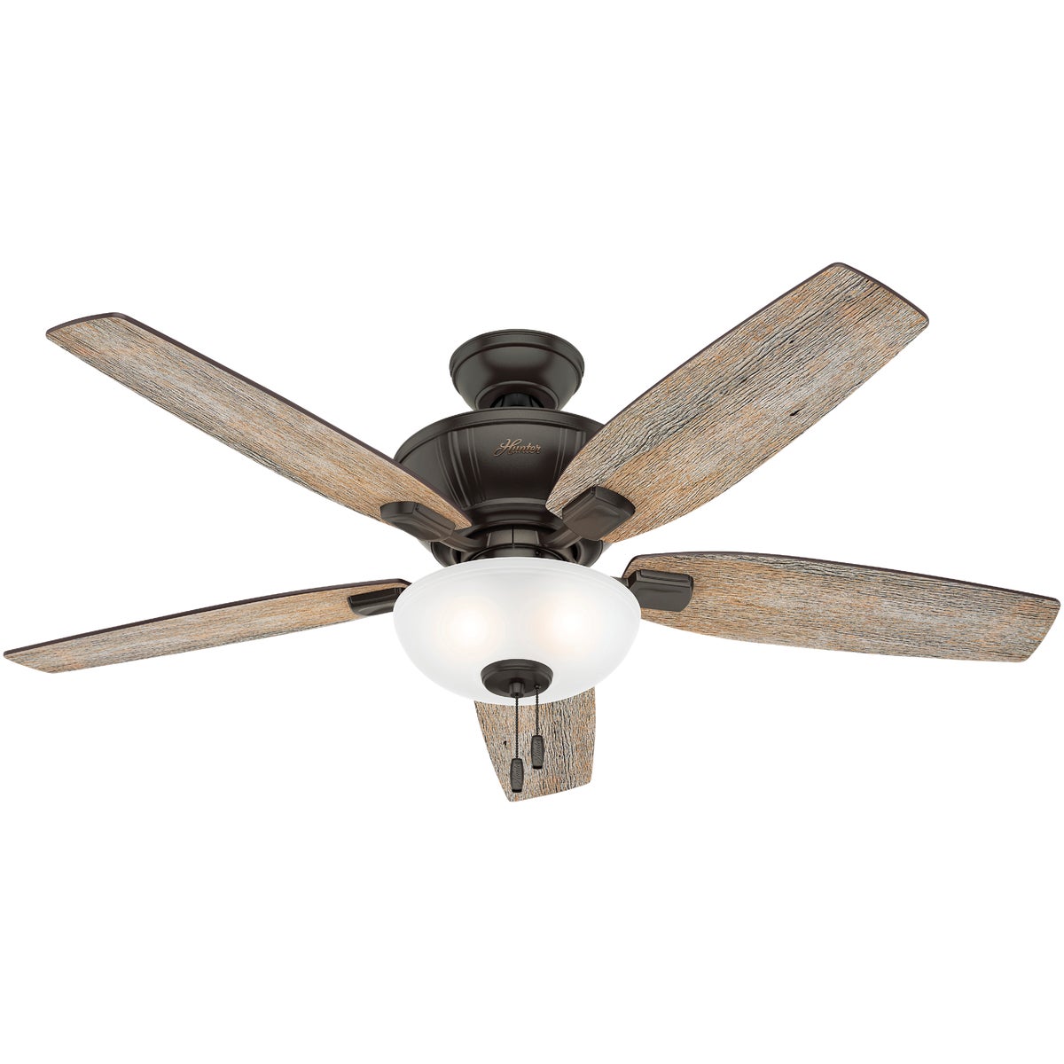 Hunter Kenbridge 52 In. Noble Bronze Ceiling Fan with Light Kit Image 1