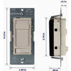 Leviton SureSlide LED/CFL Light Almond Slide Dimmer Image 3