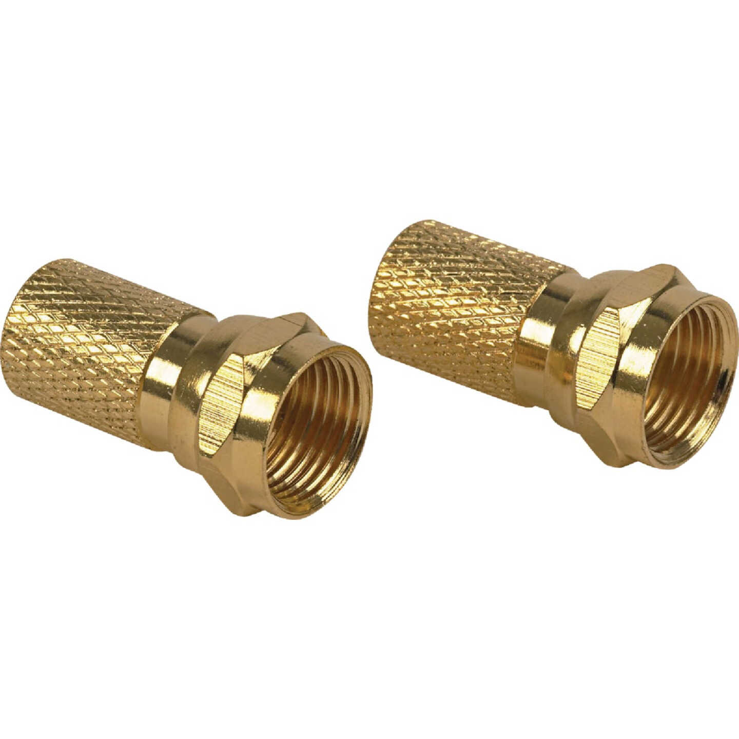 RCA RG6 Twist-On Coaxial F-Connector (10-Pack) Image 3
