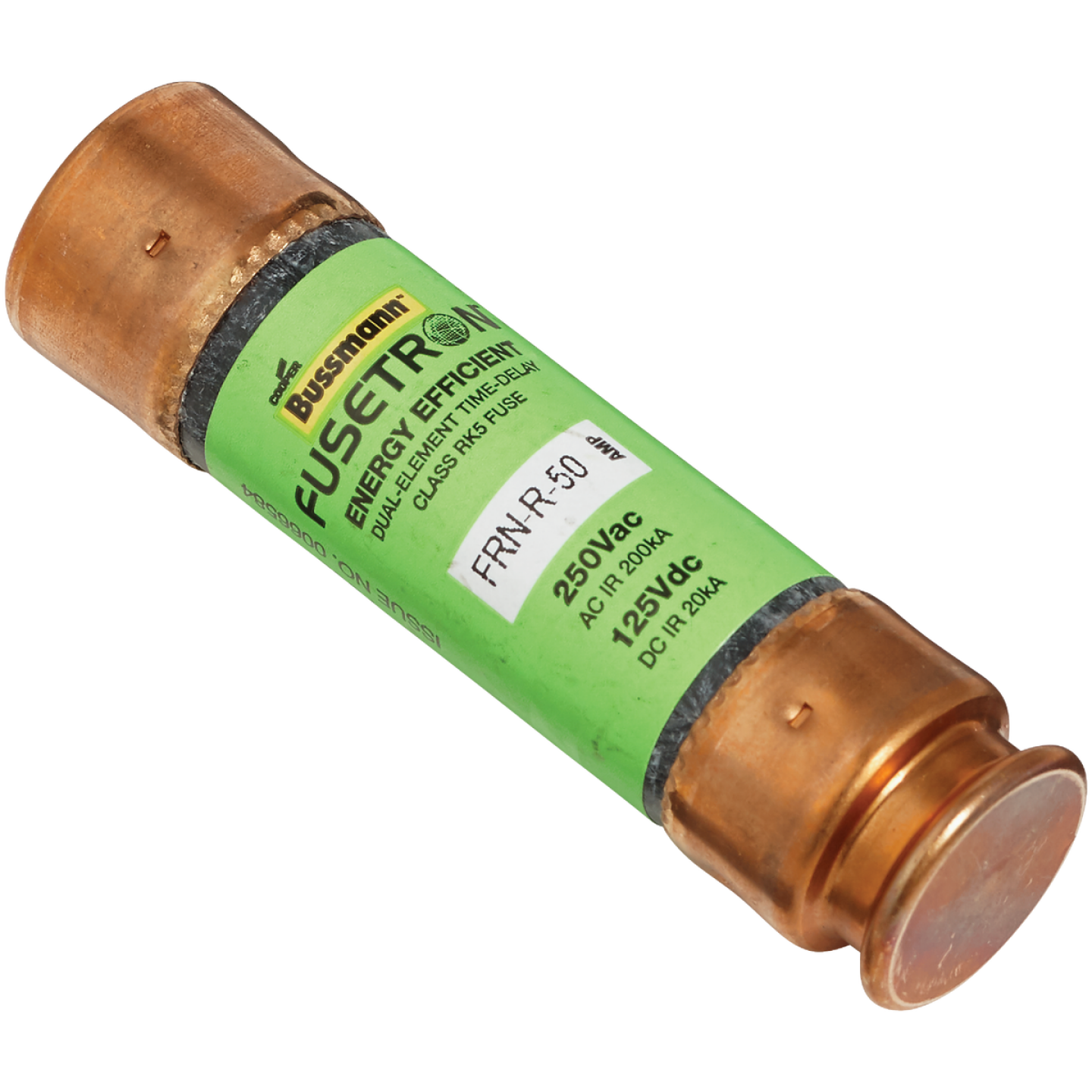 Bussmann 50A FRN-R Cartridge Heavy-Duty Time Delay Cartridge Fuse Image 2