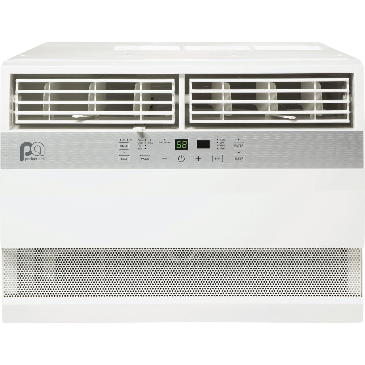 Perfect Aire 8000 BTU 350 Sq. Ft. Window Air Conditioner and Heater with Remote Control