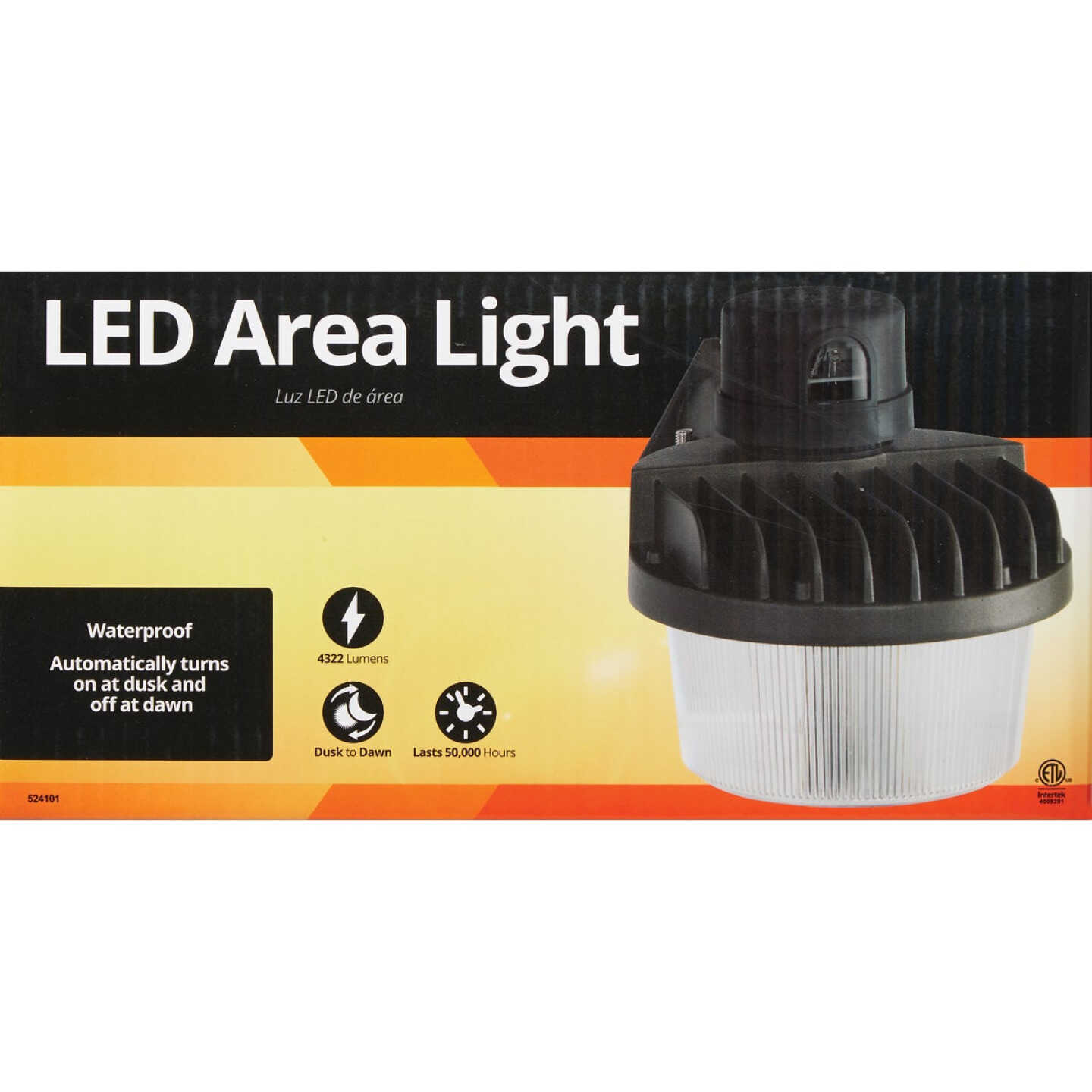Dusk to Dawn LED Outdoor Area Light, 4322 Lm. Image 2