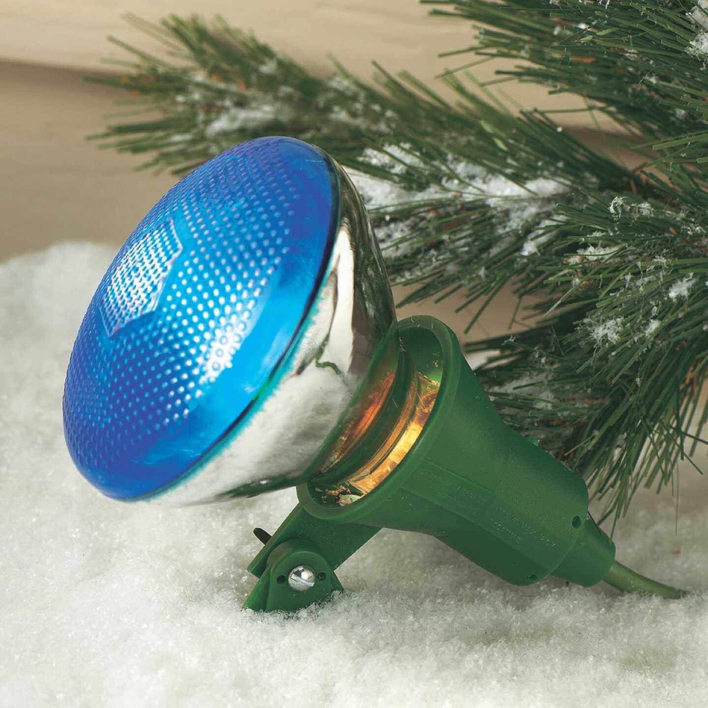 Do it 150W Plastic PAR38 Green Weatherproof Outdoor Lampholder Image 2