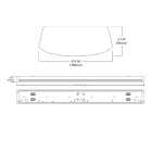 Metalux 4 Ft. Low Profile LED Wraparound Ceiling Light with Selectable Lumens & CCT Image 2