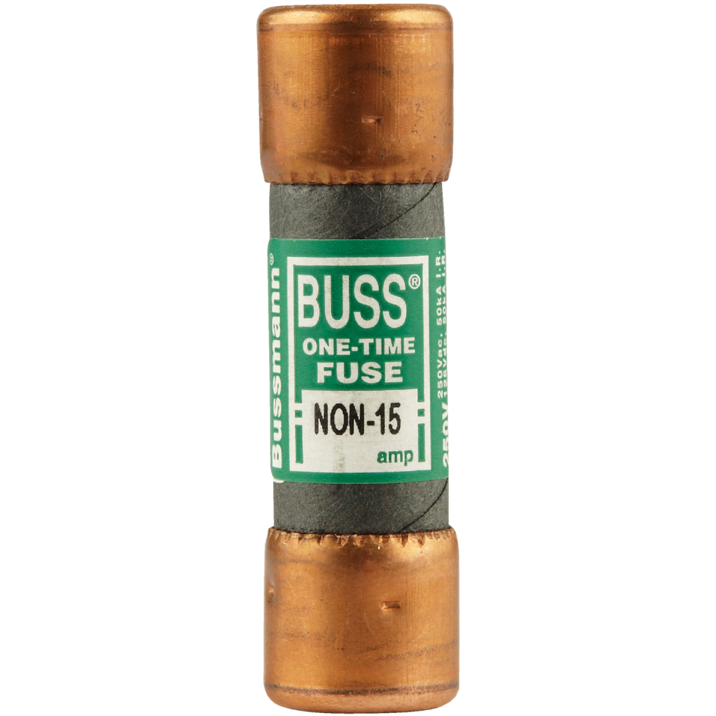 Bussmann 15A NON Cartridge General Purpose Cartridge Fuse Image 1