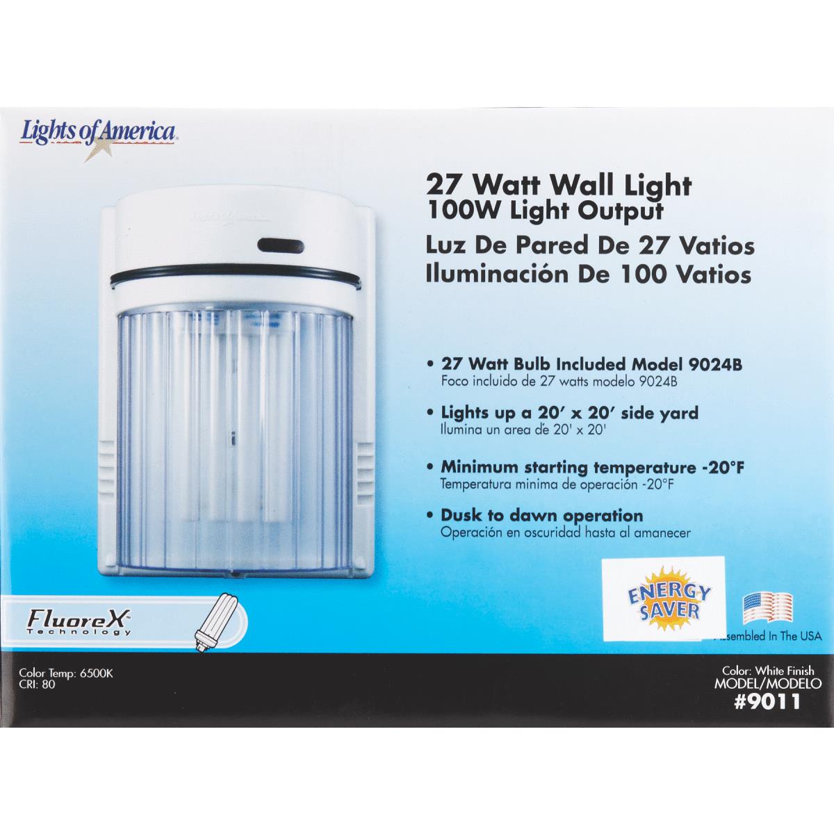 WHT FLUOR OUTDR FIXTURE Image 1