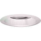 Halo Air-Tite 6 In. White Baffle w/Clear Reflector Recessed Fixture Trim Image 1