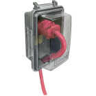 Southwire 14-In-1 Single Gang Clear Non-Metallic Vertical/Horizontal While In-Use Extra-Duty Rated Multi-Use Cover Image 1