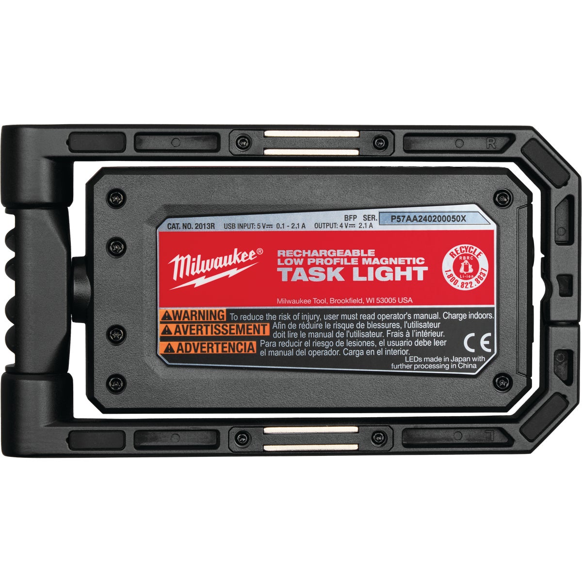 Milwaukee 500 Lm. LED Rechargeable Low-Profile Magnetic Task Light Image 14