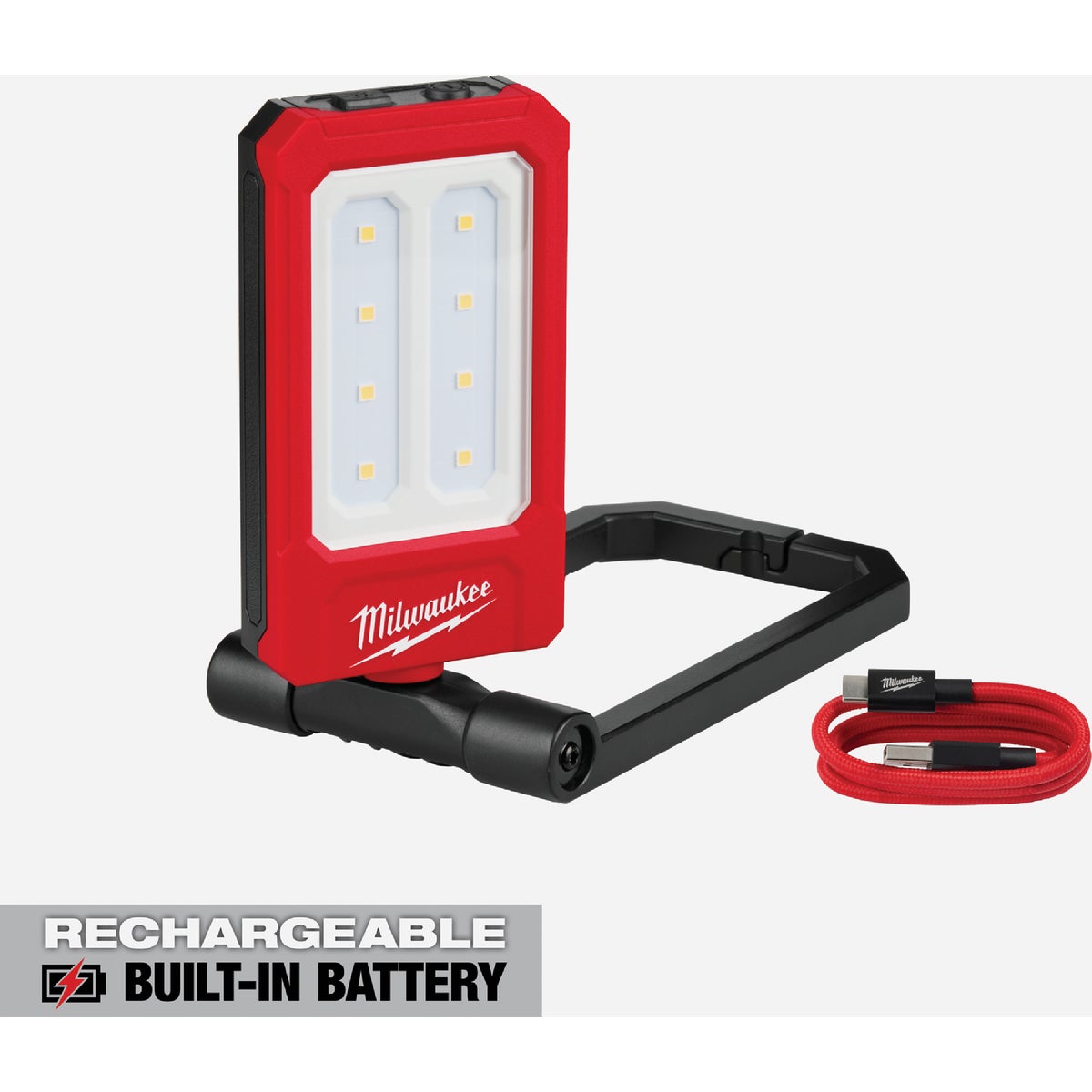 Milwaukee 500 Lm. LED Rechargeable Low-Profile Magnetic Task Light Image 10