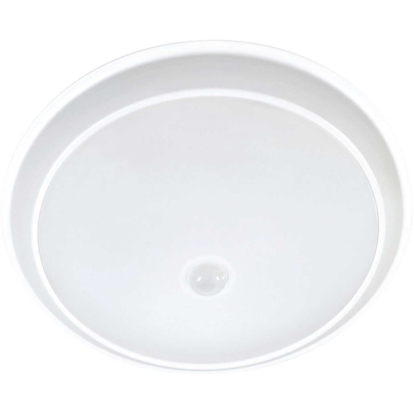 Halo 9 In. 5CCT Low Profile LED Disc Light with Motion Sensor Image 1