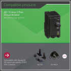 Square D QO 15A Double-Pole Standard Trip Circuit Breaker Image 4
