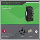 Square D QO 100A Double-Pole Standard Trip Circuit Breaker Image 4