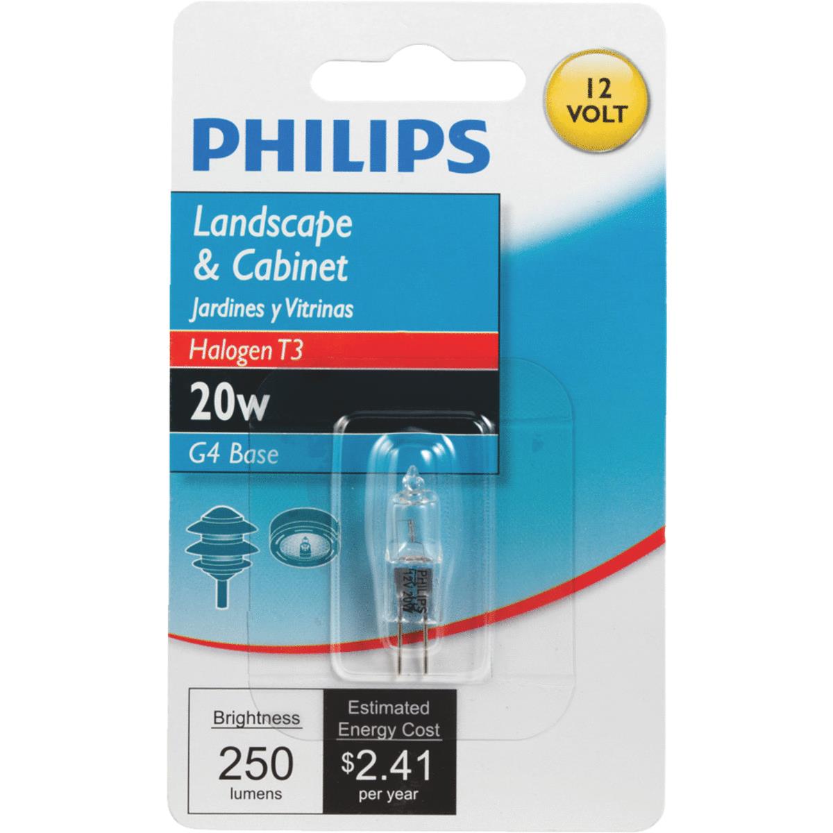 20W G4 CLR QTZ HAL BULB Image 1